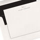 Duo Initials Flat Note Cards - Letterpress Image 1 of 4
